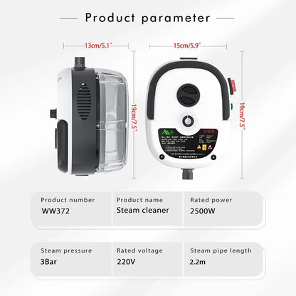 High-Pressure Steam Cleaner for Deep Cleaning and Hygiene