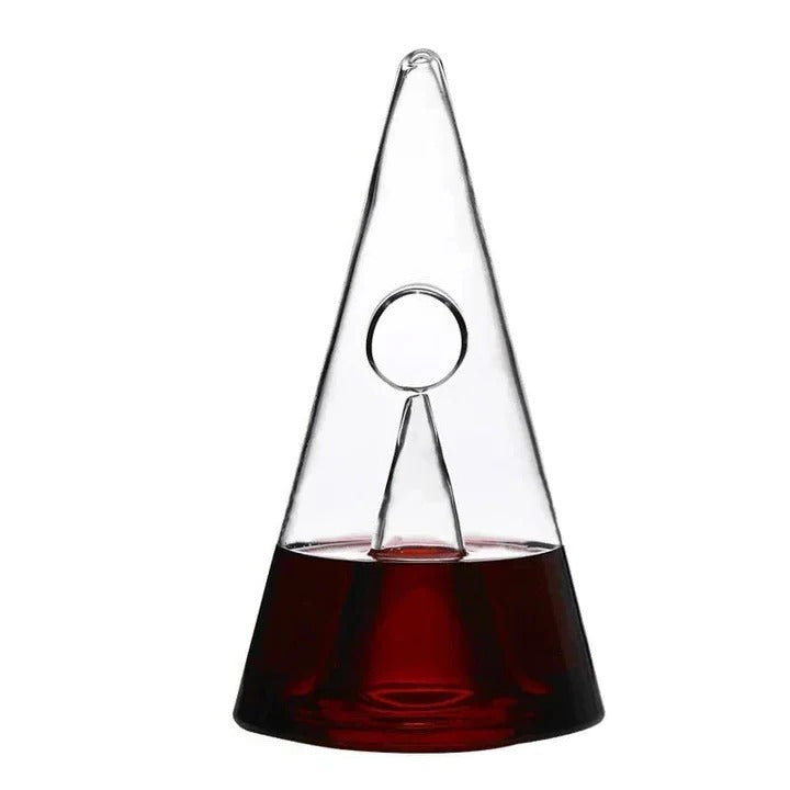 Double Pyramid Water Decanter