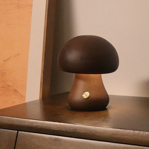 Portable Rechargeable Mushroom Light for Cozy Ambiance