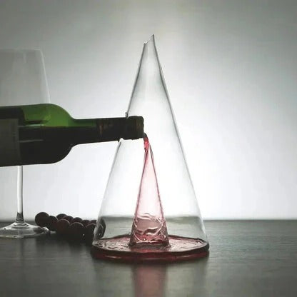 Double Pyramid Water Decanter