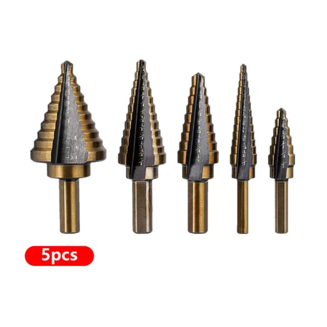 HSS Twist Drill Bit Set with Titanium Coating | Precision Split Point | For Metal & Plastic