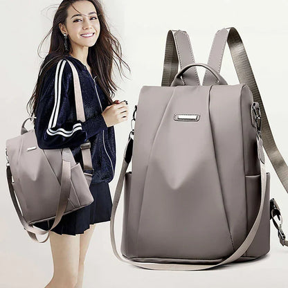Stylish Women's Backpack with Secure Design