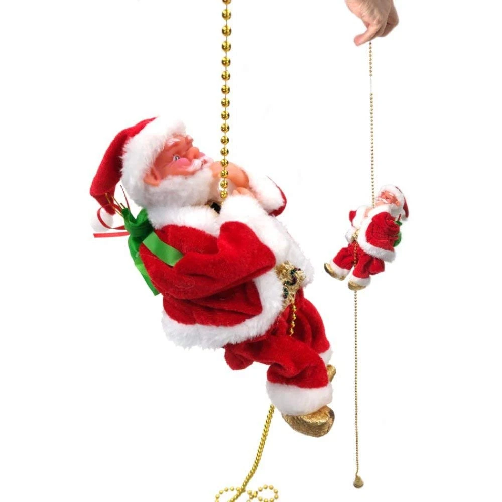 Interactive Musical Climbing Decoration Toy for Christmas