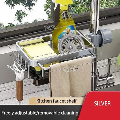 Aluminum Sink Organizer – SmartDrain with Last Day Discount