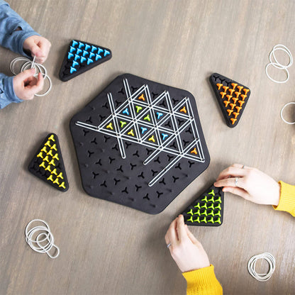 Portable Elastic Chess Game for Family Fun