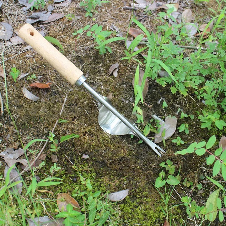 V-Shaped Weed Puller Tool with Long Handle