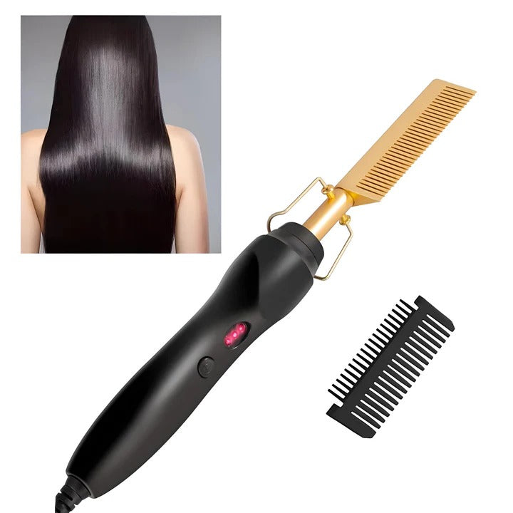 Hot Comb Designed for Thick and Coarse Hair