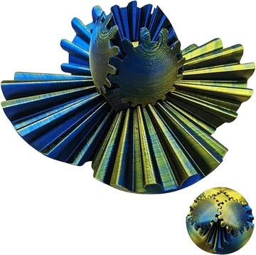 Steampunk Gear Ball Fidget Toy – Whirling Wonder Spinner