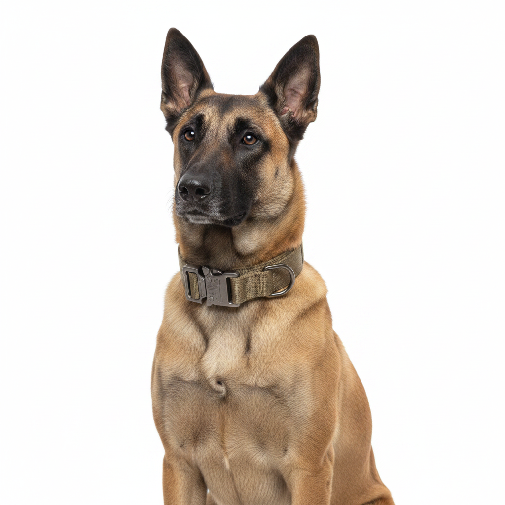 Adjustable Padded Tactical Dog Collar Set for Control