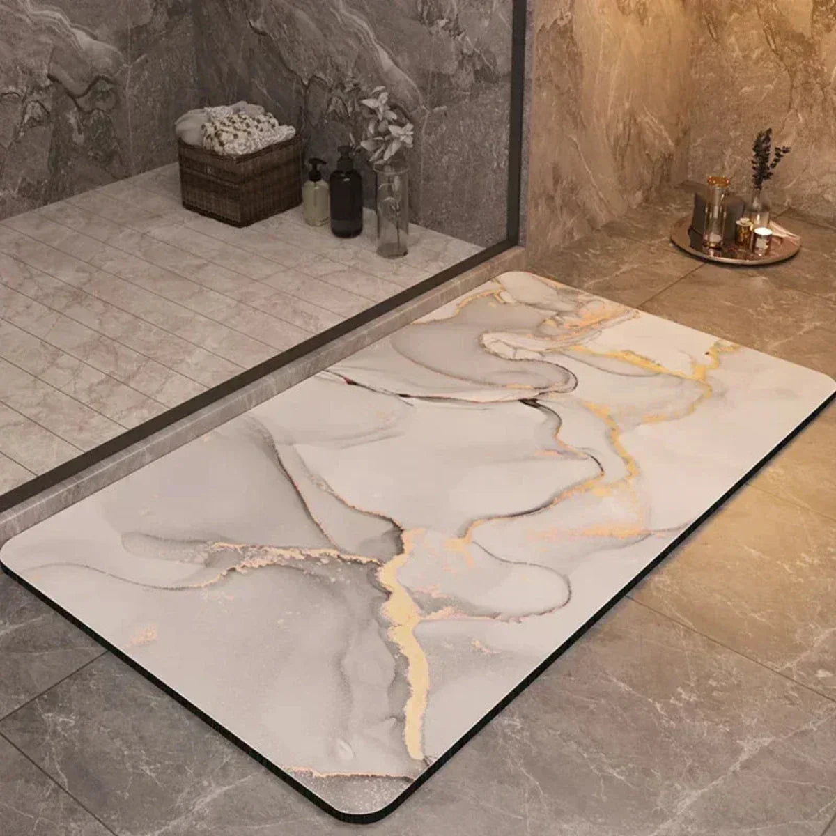 Ultra-Absorbent Non-Slip Bath Mat – SafeDry Design