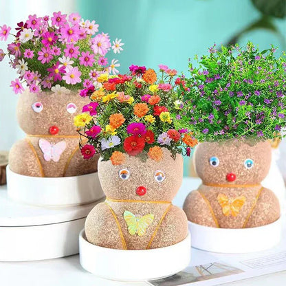 Lively Indoor Grass Buddy for a Fresh Home Atmosphere