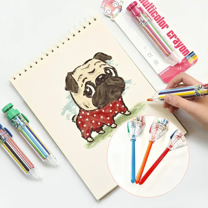 Buy One Get One Free | 8-in-1 Multicolor Pen for Creative Projects