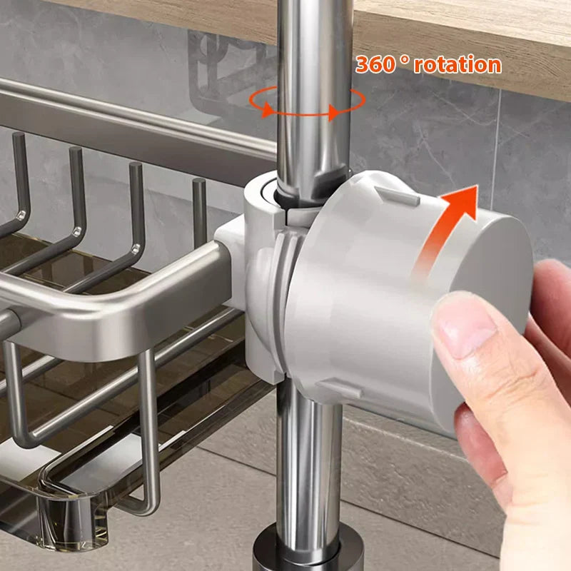 Aluminum Sink Organizer – SmartDrain with Last Day Discount