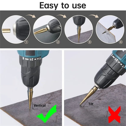 HSS Twist Drill Bit Set with Titanium Coating | Precision Split Point | For Metal & Plastic