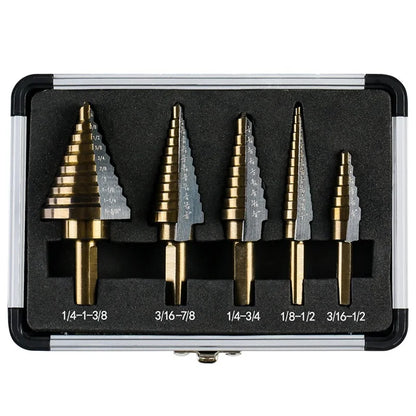 HSS Twist Drill Bit Set with Titanium Coating | Precision Split Point | For Metal & Plastic
