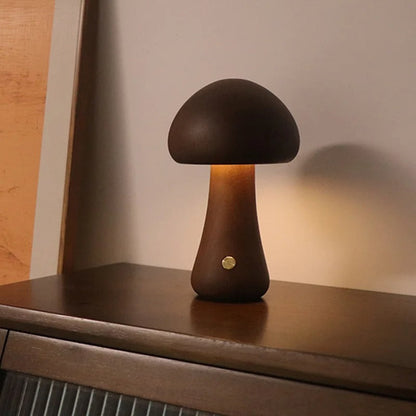 Portable Rechargeable Mushroom Light for Cozy Ambiance