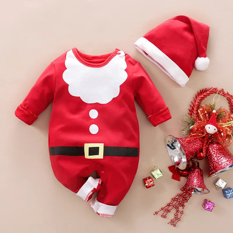 Cotton Christmas Costume for Babies – Soft Holiday Outfit