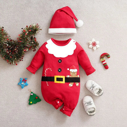 Cotton Christmas Costume for Babies – Soft Holiday Outfit