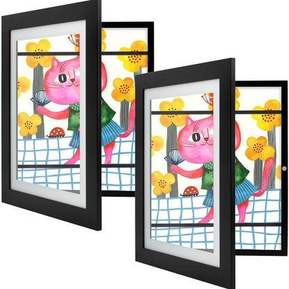 Magnetic Frame for Creative Display of Children's Artwork