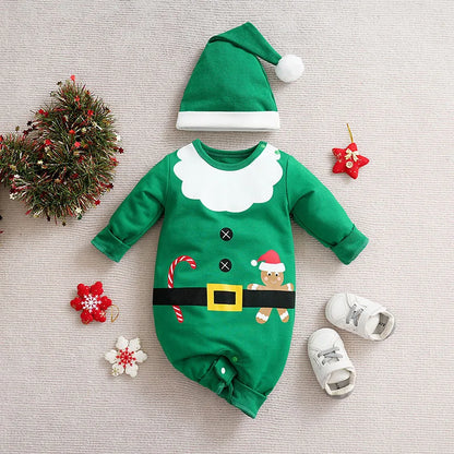 Cotton Christmas Costume for Babies – Soft Holiday Outfit