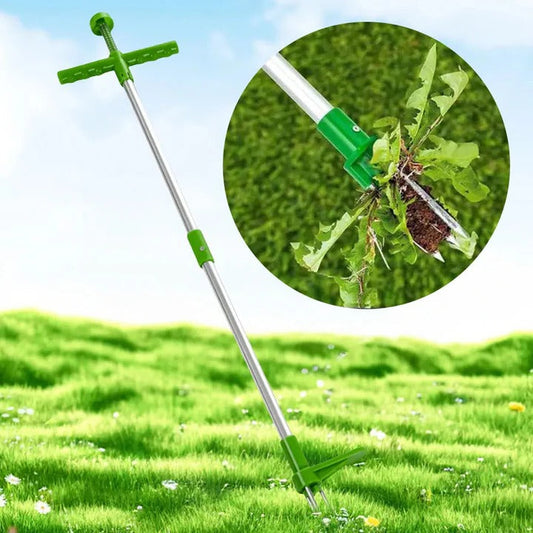 Ergonomic Weed Remover with Foot Pedal and Claw Grip