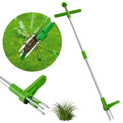 Ergonomic Weed Remover with Foot Pedal and Claw Grip