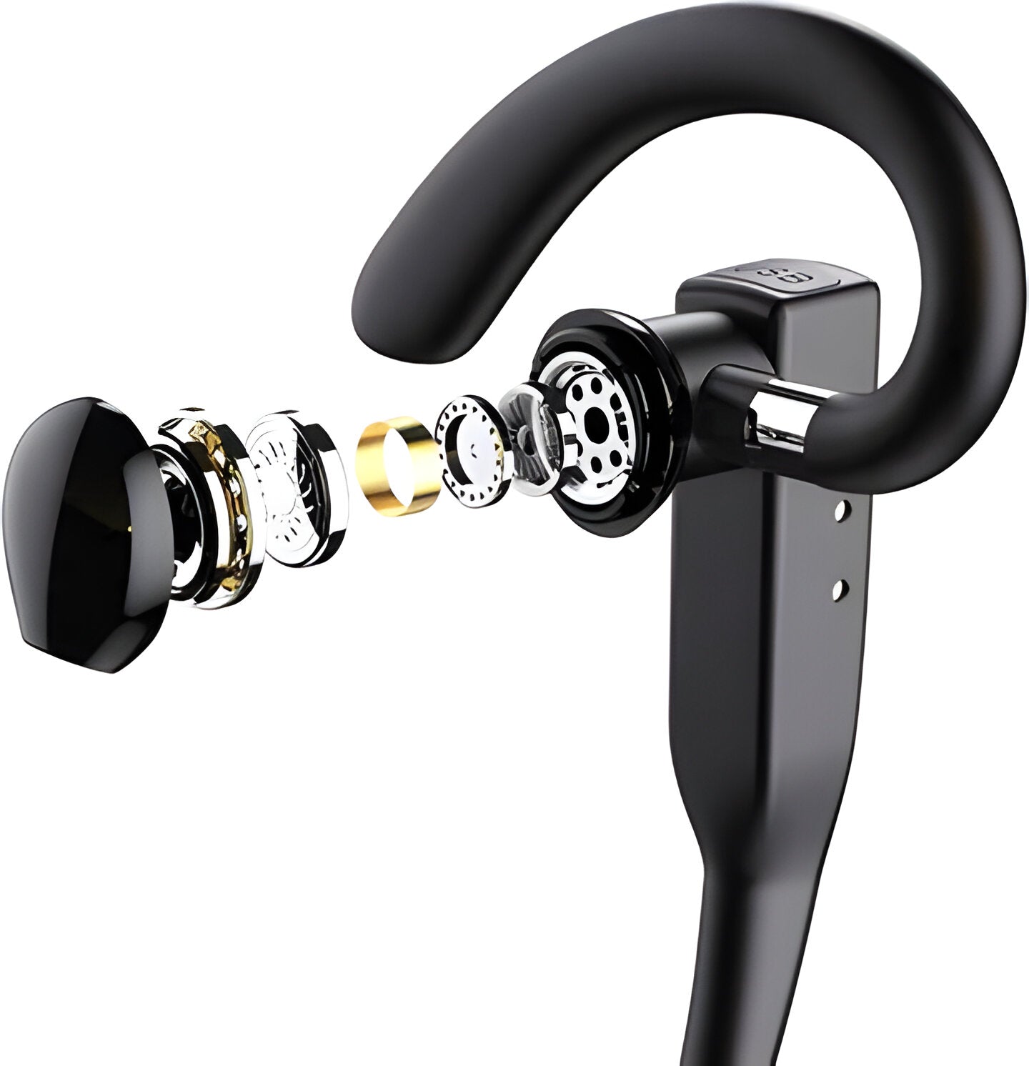 Noise Cancelling Bluetooth Earpiece with Dual Microphones – Wireless Headset