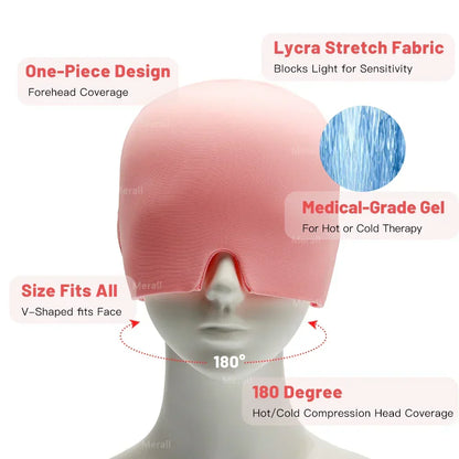SootheWrap™ Cooling Head Cap | 360° Comfort for Head Relief