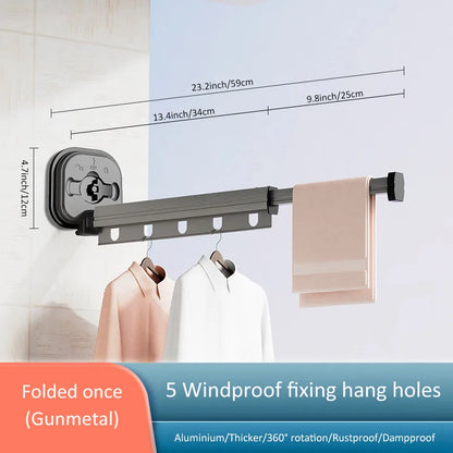 Easy Assembly Clothes Drying Rack - SpaceSaver Design