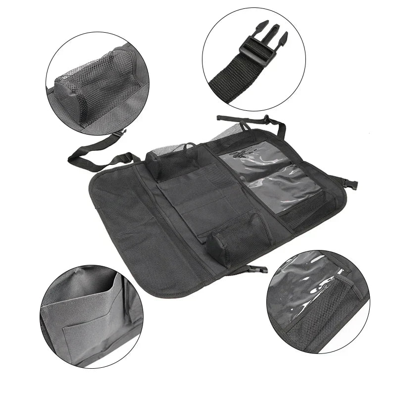 Backseat Organizer with Tablet Holder for Cars