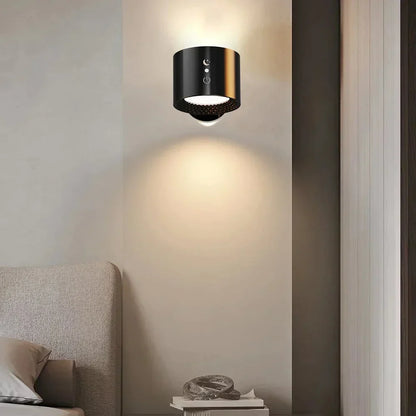 Rechargeable Wireless Wall Lamp – 360° Adjustable Lighting Fixture