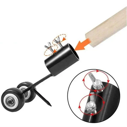 Stand-Up Weed Remover Tool for Effortless Root Extraction