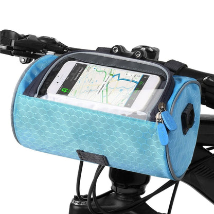 Waterproof Bike Bag with Phone Display – Adjustable Handlebar Pouch