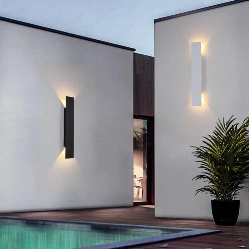 Waterproof Outdoor Wall Light Fixture with Modern LED Illumination