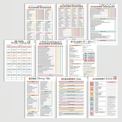 Home Harmony Planner | Daily, Weekly & Deep Cleaning Checklists
