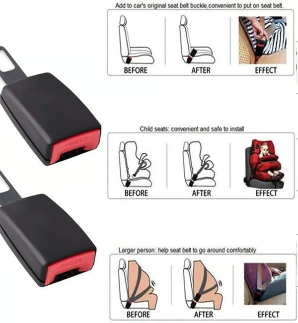 Seat Belt Extension Clips for Car – Easy to Use