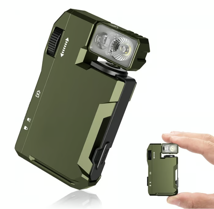 UltraBright Pocket Torch – 400 Lumen Handheld Light with USB-C and Magnet Clip