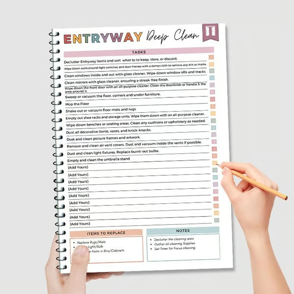 Home Harmony Planner | Daily, Weekly & Deep Cleaning Checklists