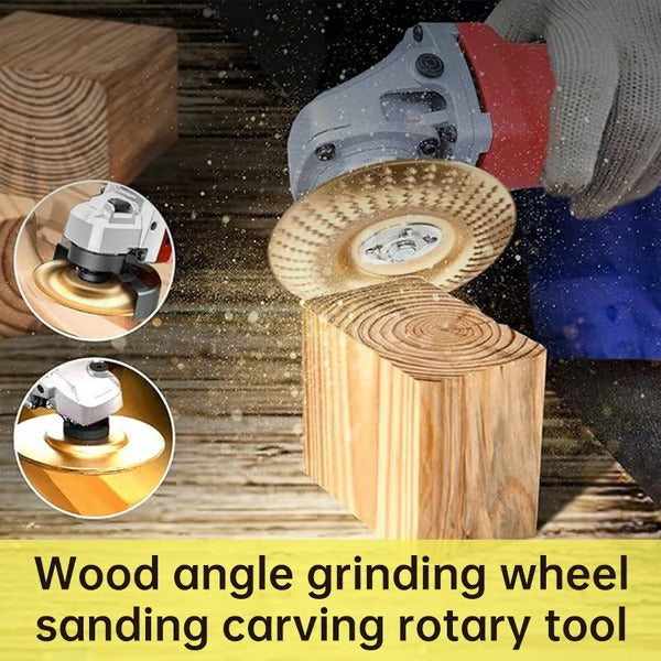 Precision Wood Cutting Disc Set for Angle Grinders | Ideal for Shaping, Carving & Sanding | Durable 3-in-1 Woodworking Tools
