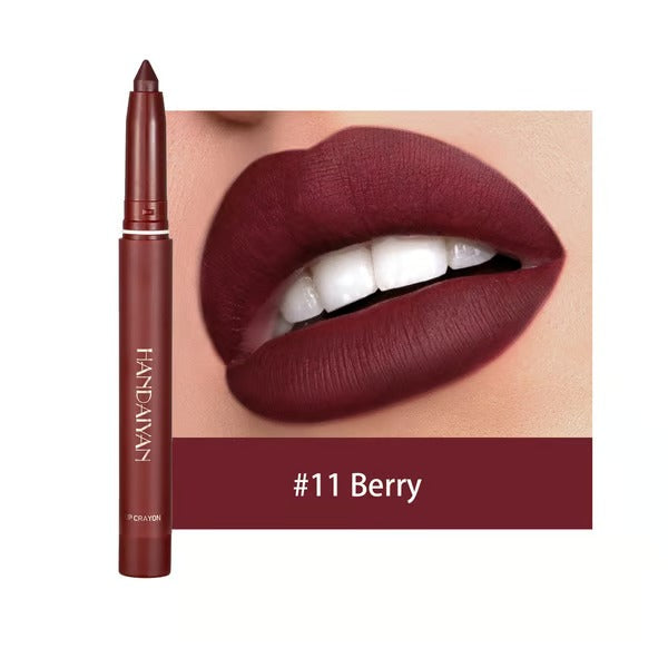 LuxeLips – Rotating Lip Contour Pencil with Matte Finish
