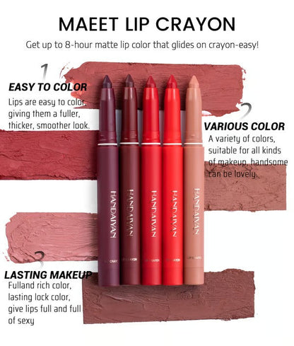 LuxeLips – Rotating Lip Contour Pencil with Matte Finish