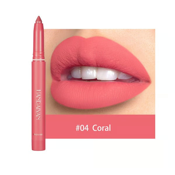 LuxeLips – Rotating Lip Contour Pencil with Matte Finish
