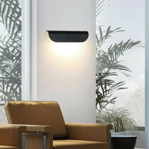 Modern Minimalist Rectangular Wall Sconce in Aluminum with LED (12W)
