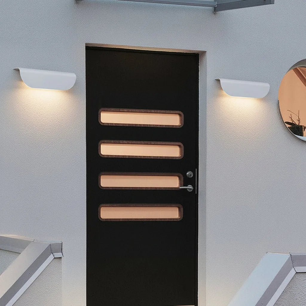 Modern Minimalist Rectangular Wall Sconce in Aluminum with LED (12W)