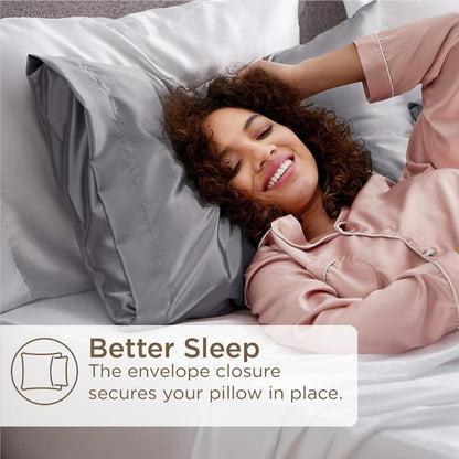 Revitalizing Silk Pillowcase Duo for Enhanced Beauty Sleep