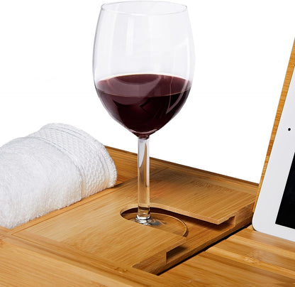 Elegant Bamboo Bath Tray for Ultimate Relaxation