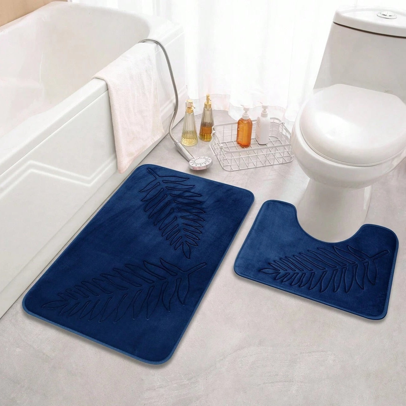 Ultimate Comfort Bath Mat Duo - 2-Piece Set