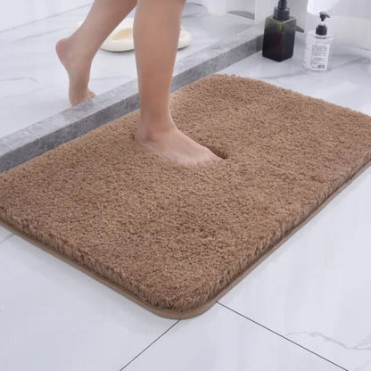 Luxe Microfiber Bath Mat for Ultimate Comfort