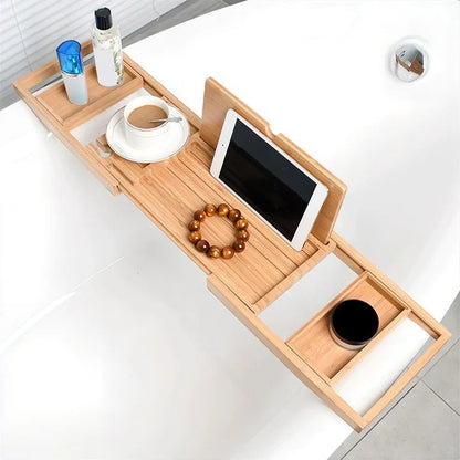 Elegant Bamboo Bath Tray for Ultimate Relaxation