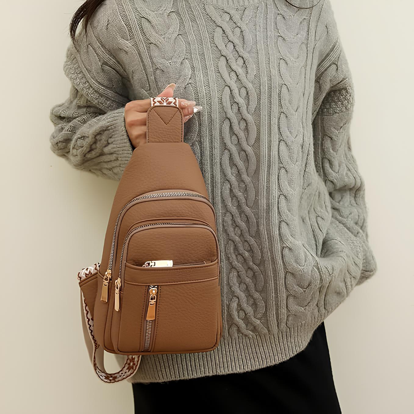 Chic Shoulder Bag with Stylish Theft Protection for Daily Use
